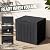 Flamaker Deck Box 30 Gallon, Waterproof Resin Small Storage Box with Lid, Outdoor Patio Furniture Cushion Garden Tool Organizer, Lockable Package Delivery Box for Porch Balcony (Black)
