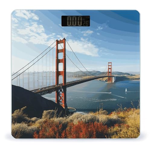 Báscula digital San Francisco Golden Gate para baño miniatura 1