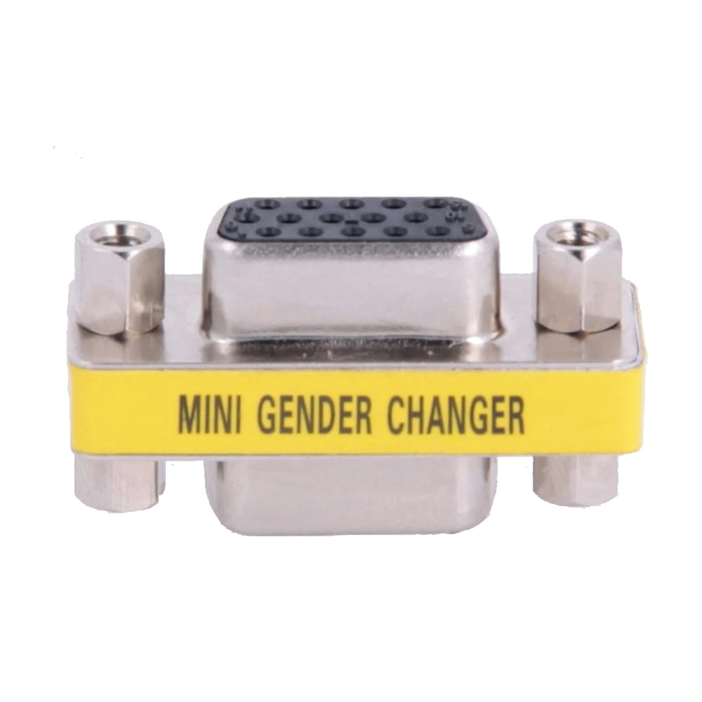 REY Adattatore VGA D-Sub HDB15 femmina - femmina 15 pin