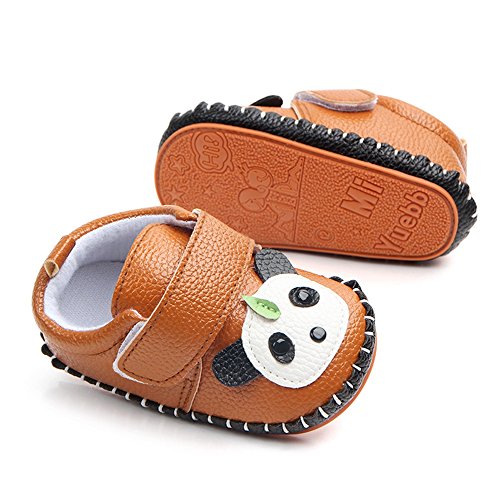 image for LIDIANO Baby Non Slip Rubber Sole Cartoon First Walking Slippers Crib 