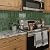 Tiwoos Green Peel and Stick Backsplash Tile 12"x12" Kitchen Self-Adhesive Wall Tiles (10-Sheet)