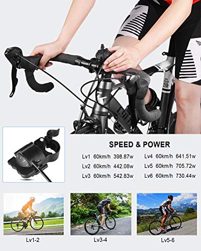 image for CXWXC Bike Trainer, Magnetic Bicycle Stationary Stand for Indoor Exerc