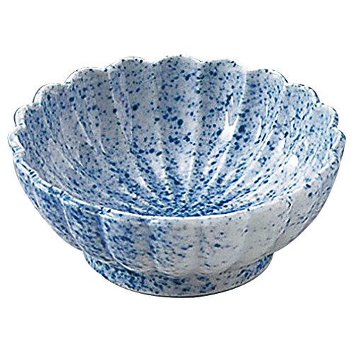 山下工芸 墨吹菊形千代口 φ6.8×2.8cm 14443000