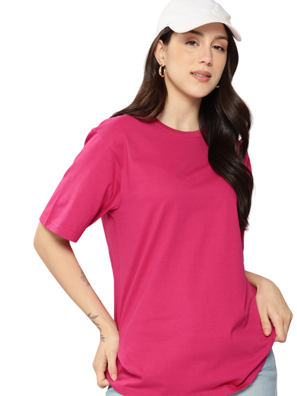 dillinger Womens Oversized Short Sleeve Plain Tshirt-picture-11