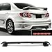 Trunk Spoiler Compatible with 2009-2013 Toyota Corolla, ABS Matte Black with 3rd Brake Light Trunk Boot Lip Spoiler Wing Deck Lid by IKON MOTORSPORTS, 2010 2011 2012