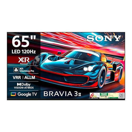 Image of Sony 164 cm (65 inches) BRAVIA 3II Ultra HD Smart LED Google TV K-65XR30M2