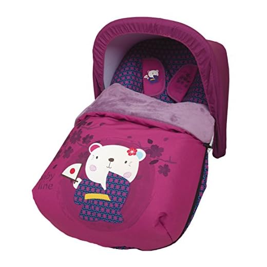 Babyline 3000601R - Saco Portabebé Polar COMPLETO Universal + Capota de Regalo !!!!, unisex