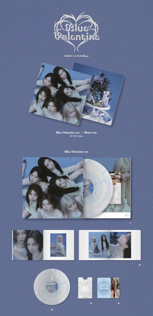 NMIXX - Blue Valentine (LP Ver.) (2 ver. SET) : Amazon.co.uk: Home