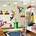 NOVITÀ Super Mario Bros removibile Adesivi murali decalcomania Decorazioni per la casa per bambini