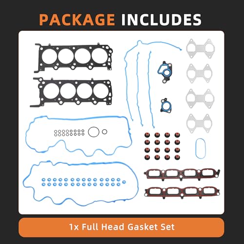 Image of Engine Cylinder MLS Head Gasket Set, HS26306PT-2 HS54400A, Fits for Ford F150 F250 F350 Expedition, Fits for Lincoln Navigator /Mark Lt, 2004-2006, HGS4174, 5.4L 24V SOHC
