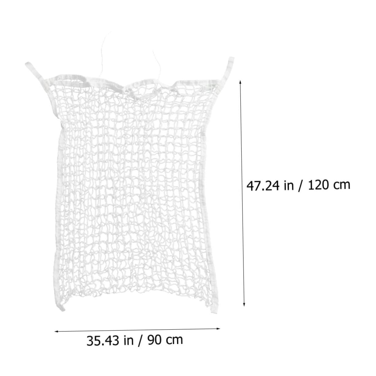 Abaodam 1pc Slow Feed Horse Bag Durable Equestrian Fodder Net for Natural Feeding Farm Supply Capacity for Use Easy Pre Loading Design