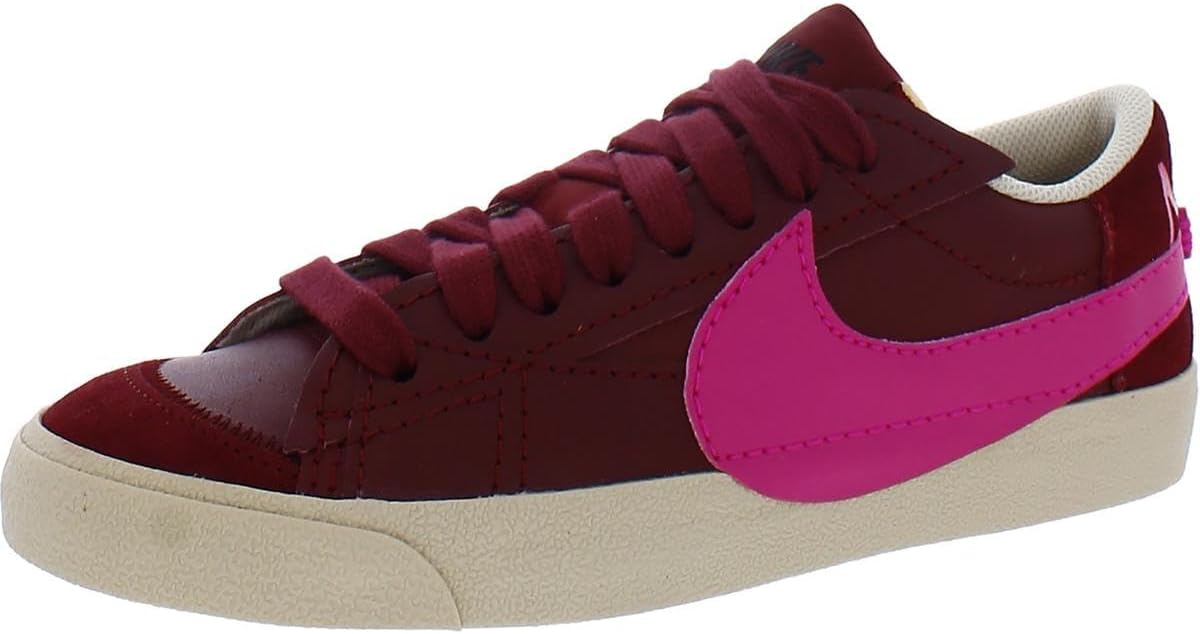 burgundy blazers nike