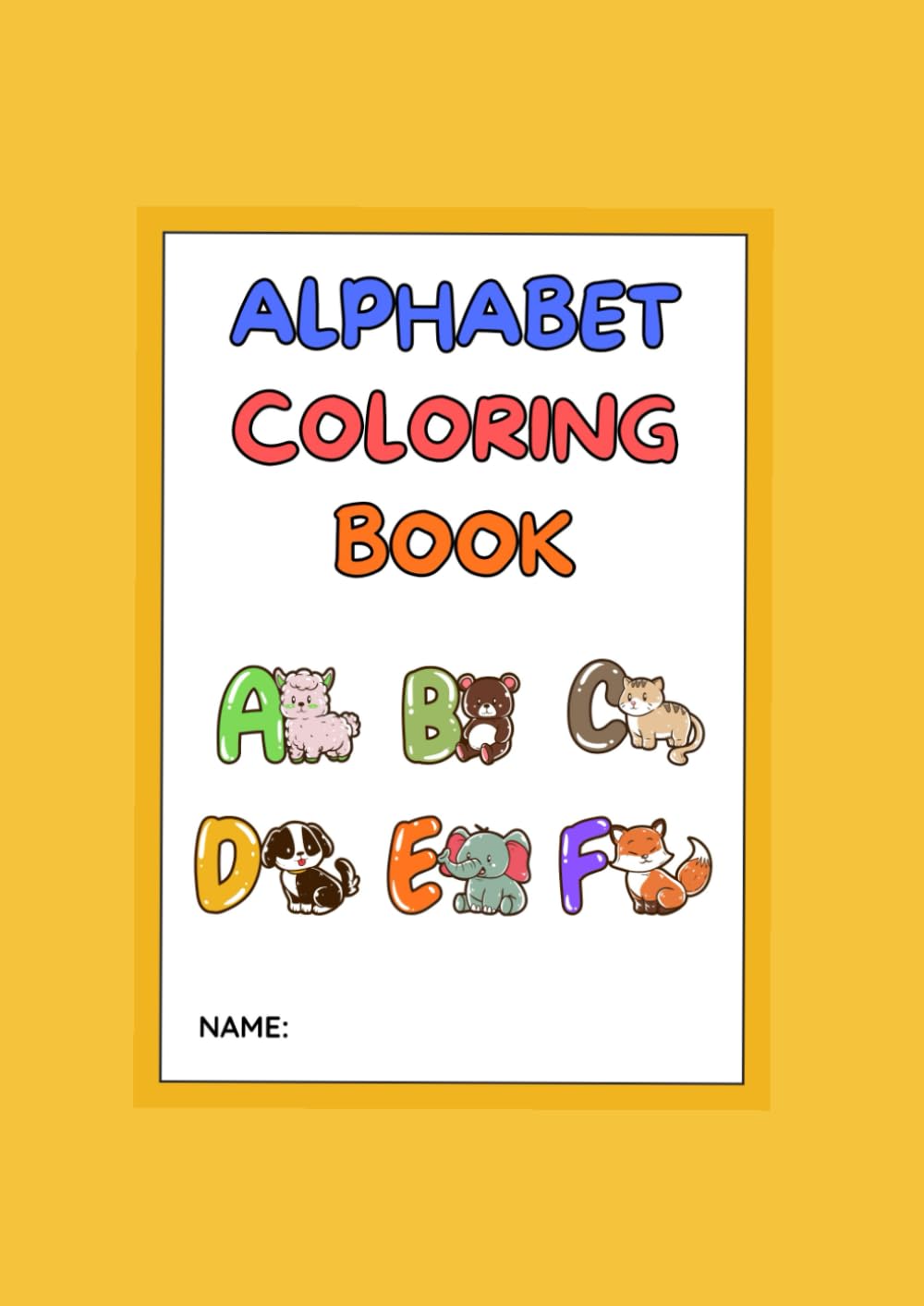 Alphabet Colouring Book For Kids