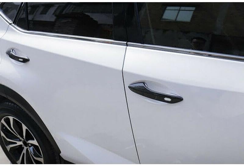 beler 4pcs/Set Carbon Fiber Style Exterior Door Handle Cover Trim Fit for Lexus RX350 RX450h RX200t NX200t NX300 NX300h