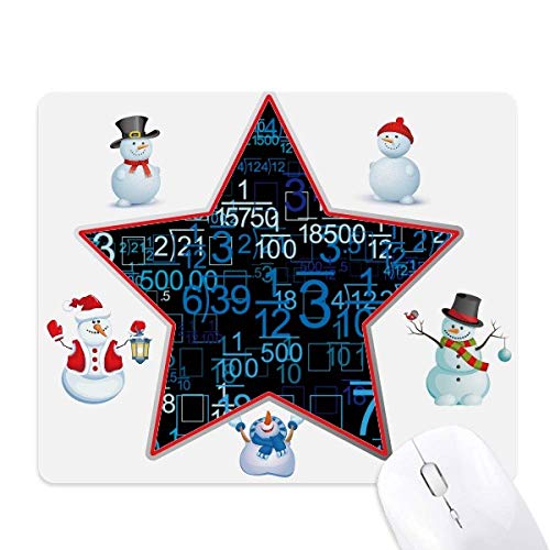 Tapis de souris science technology avec base antidérapante et illustration digital