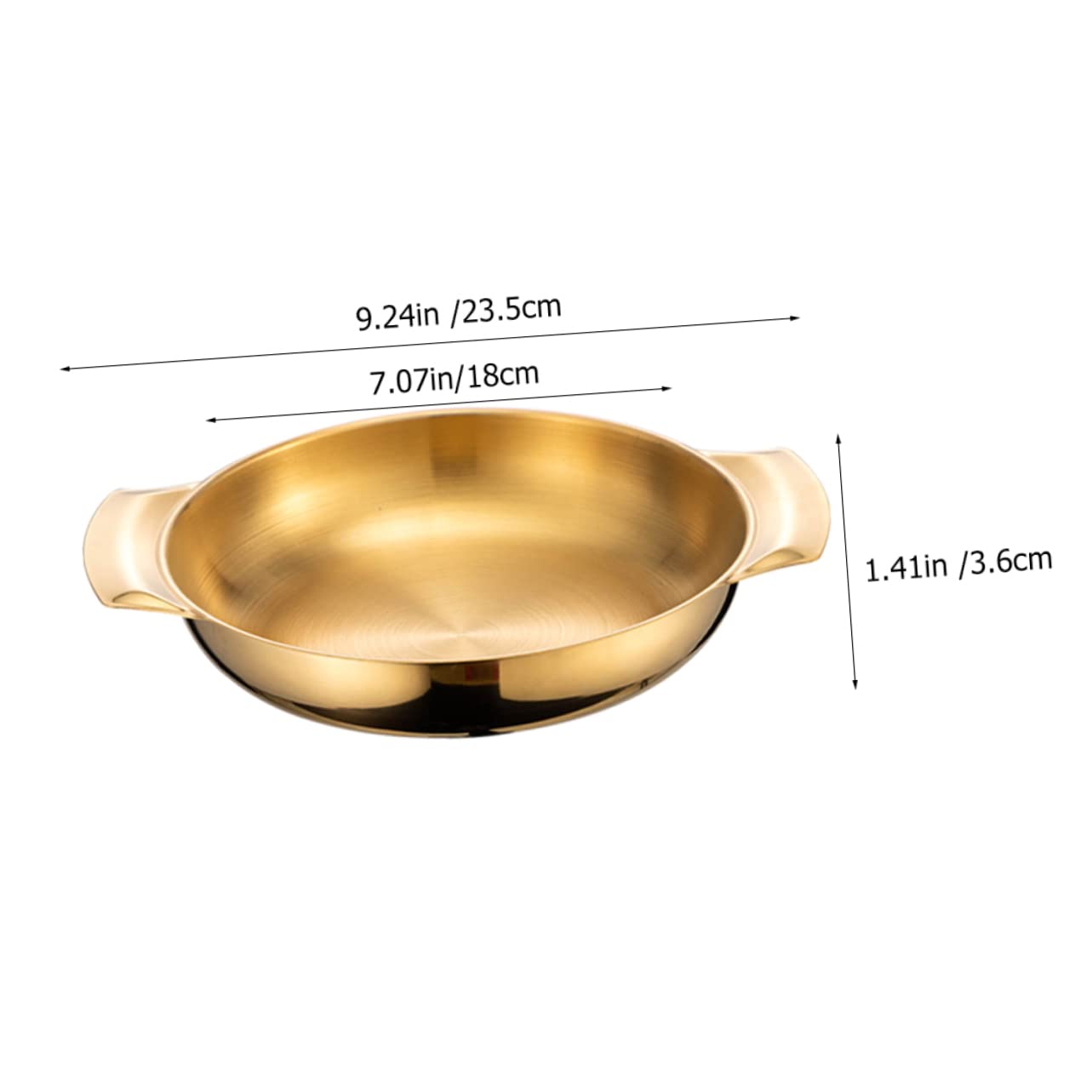 ABOOFAN Cooking Pot Stainless Steel Pot Double Handle Pot Korean Style Seafood Pan for Home