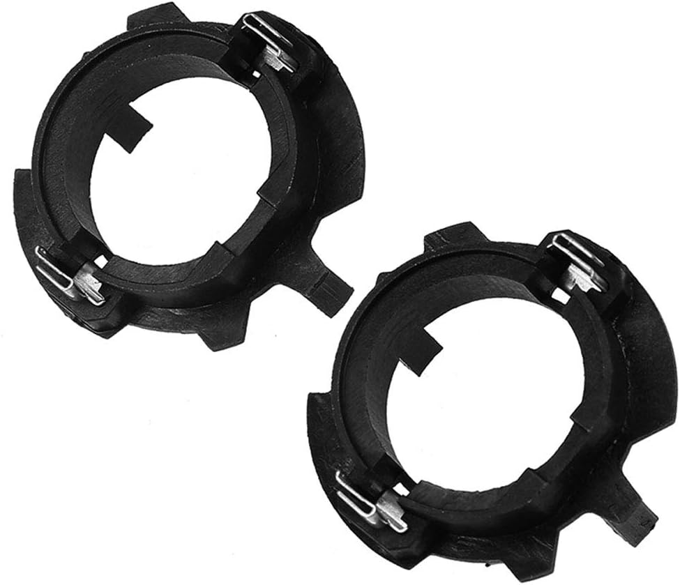 KOOMTOOM2pcs H7 LED Bulbs Holder Base Adapter Bracket Retainer Support for VW Jetta/VW Golf 5, K18