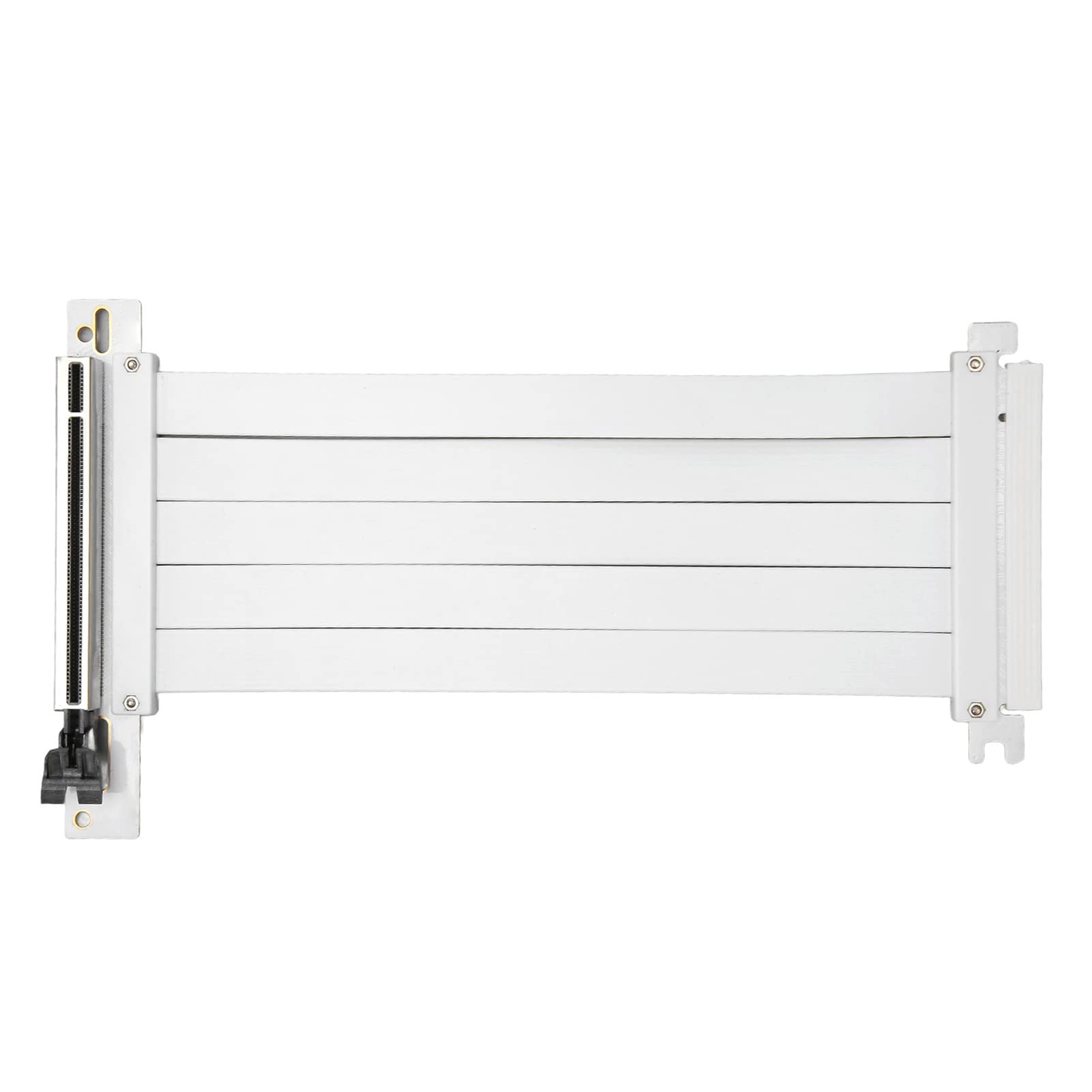 UBERSWEET® PCIE 4.0 X16 Riser Cable, EMI Shielded High-Speed Flexible Extender RTX3090 RTX3080 RTX3070 Graphics Card, PCIE 4.0 Extension Cable (20cm)