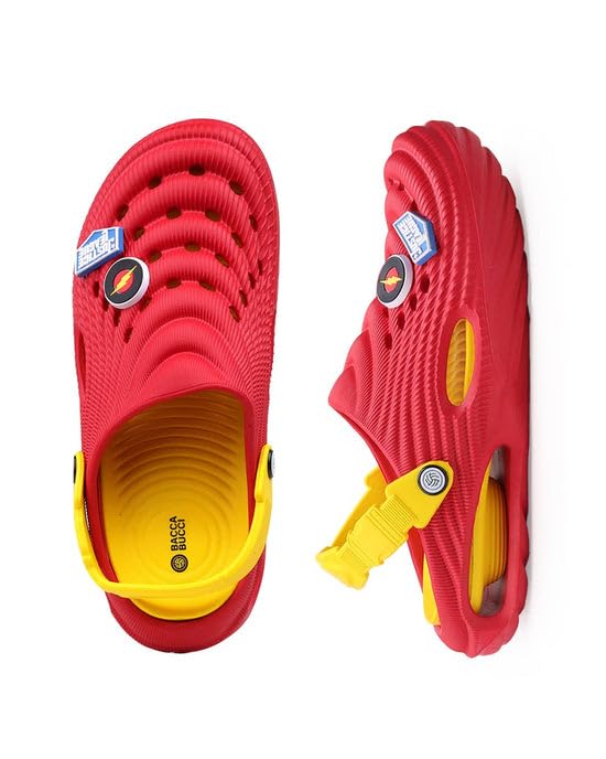 Image of Bacca Bucci Men's Justice League Clogs with Back Strap, Ventilated Upper, Textured EVA Sole, Slip-On Casual Walking Sandals Outdoor Use