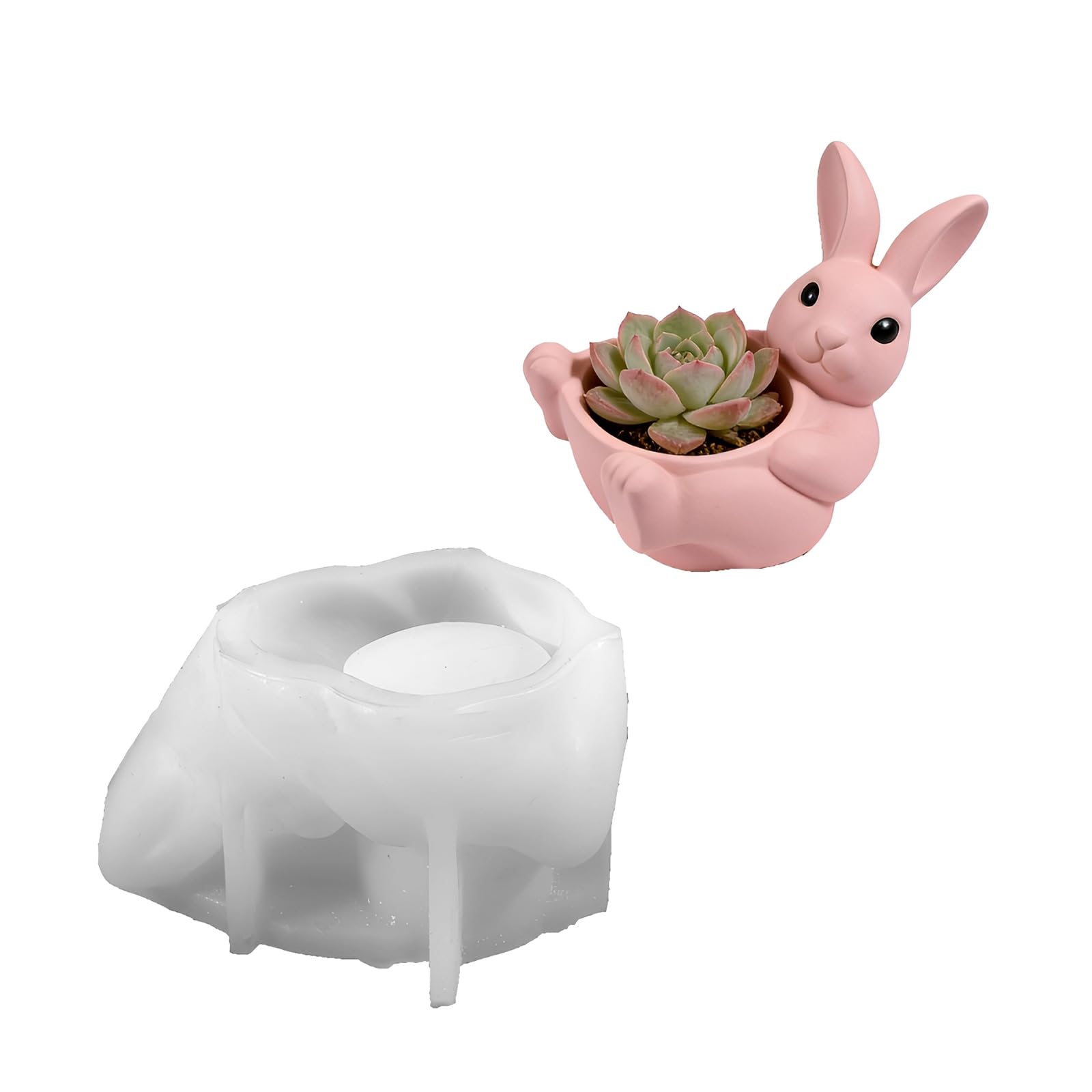 Snorvixre Craft Silicone for Eggs Shell Rabbits Statues Simple Release for Projects Decoration Craft