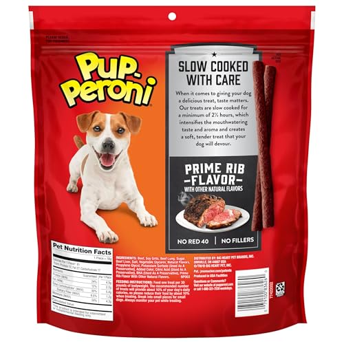 Pup-Peroni Dog Treats, Prime Rib Flavor, 22.5 Ounce, Made with Real Steak - Thumbnail 3