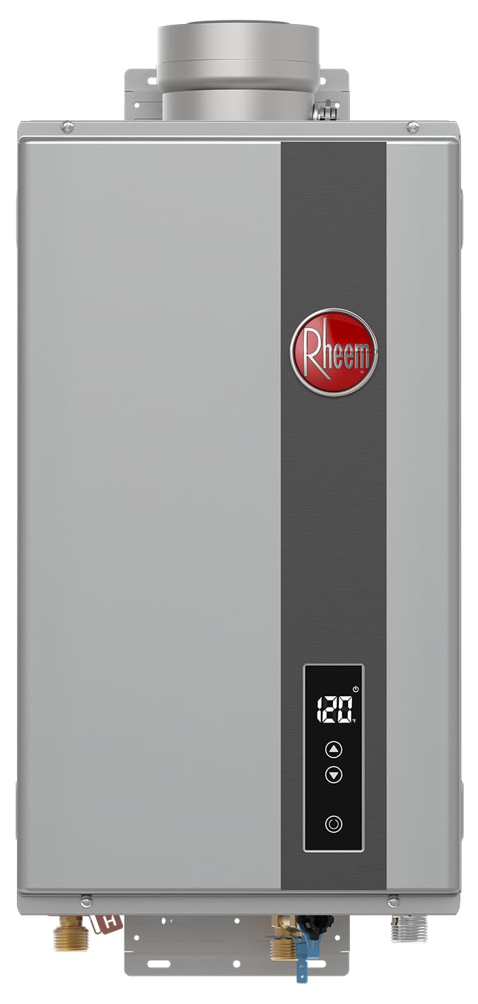 View 1 of ****USED UNKOWN IF PARTS MISSING***
Rheem RTG-70DVLP-3 7.0 GPM Propane Tankless Water Heater