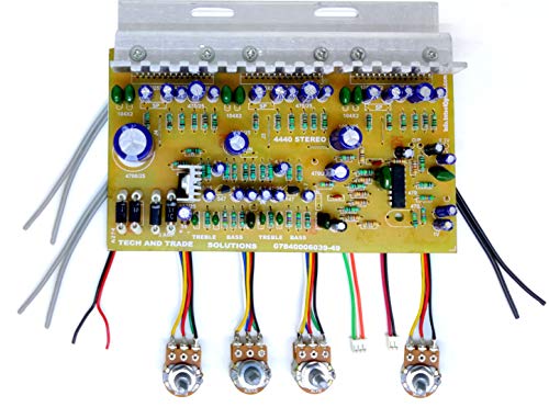 Image of TECH AND TRADE 4440 TRIPLE IC BASED DIY HOME THEATER AUDIO AMPLIFIER CIRCUIT BOARD KIT (BOARD WITH BLUETOOTH MODULE AND KARAOKE KIT)