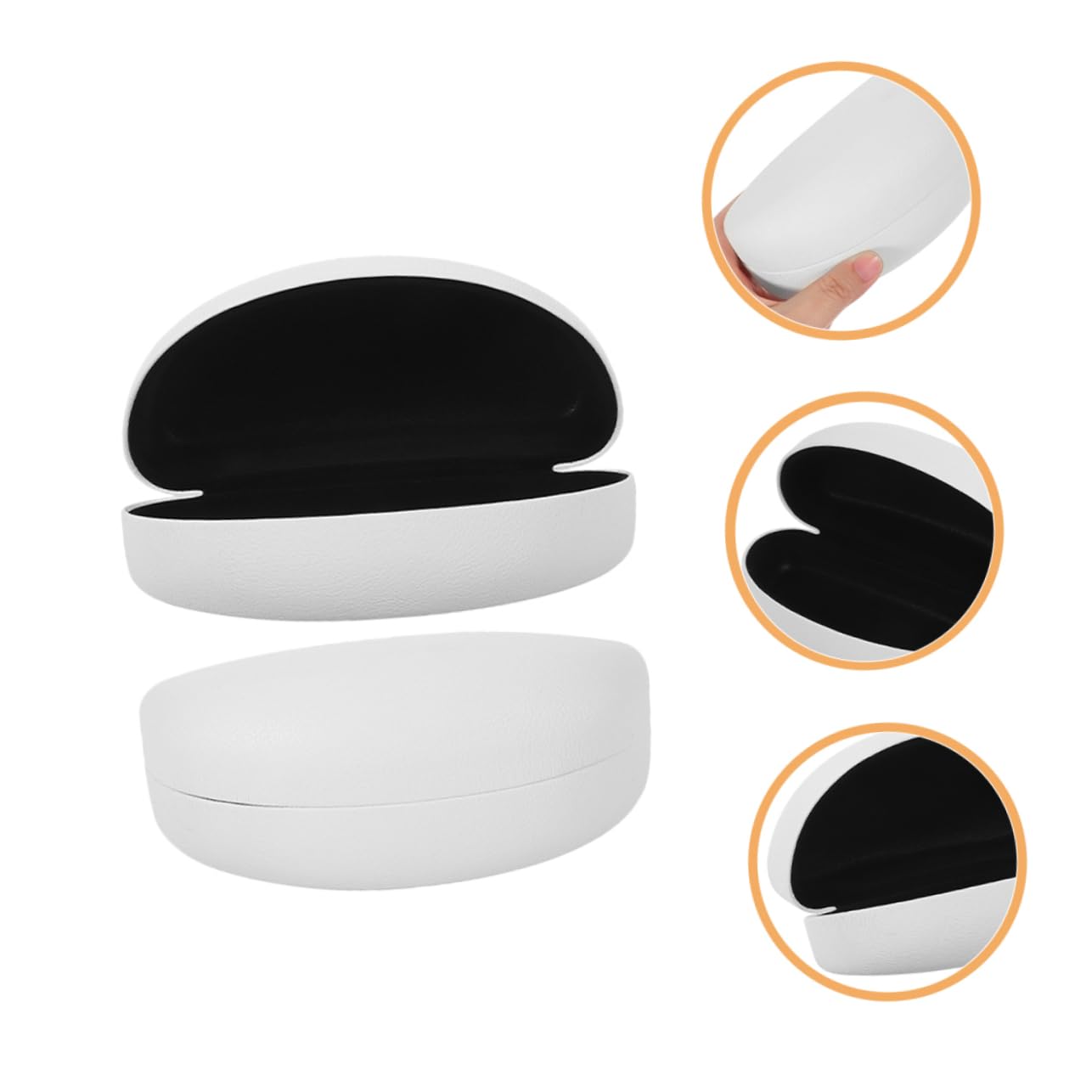 Beavorty 6 Piezas estuche para gafas de sol eyeglasses caso clásico sunglasses organizer organizador de gafas anteojos casos mujeres adultas estuche rígido para gafas de sol para mujer PU