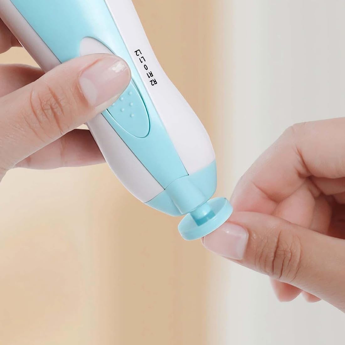 16+2 Recharges pour Lime Électrique Bébé + 2 Outils en Acier Inoxydable pour Cuticules, Disques Abrasifs Sécurisés pour Ongles de Bébé dès 12 Mois (Vert)