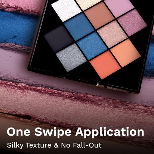 Image of Pilgrim Eyeshadow Midnight Soiree 12-in-1 Highly Pigmented Shades For The Ultimate Glam | 24Gm