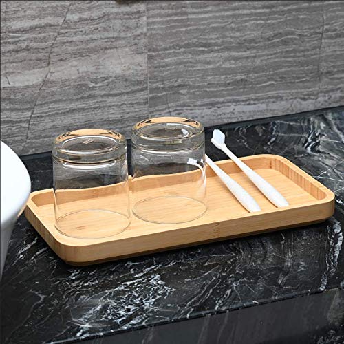 Bambus Tablett fr Badezimmer, Bambus Vanity Tablett,Bambus WC Tank Top  Dekoratives Tablett - Hlt Kleinigkeiten, Make-up, Taschentcher, Kerzen,  Gstetcher, Seifenspender, 30 x 15,5 x 2,5 cm : Amazon.de: Kche, Haushalt  & Wohnen