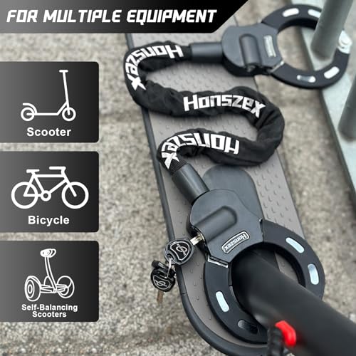 Image of Electric Scooter Lock 36.22 inch with Waterproof Bag & Phone Holder