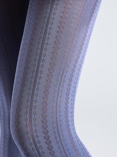 Image of Sahabowi Women Tights, Sheer High Waist Pantyhose, Vintage Control Top Stockings, Siwa7