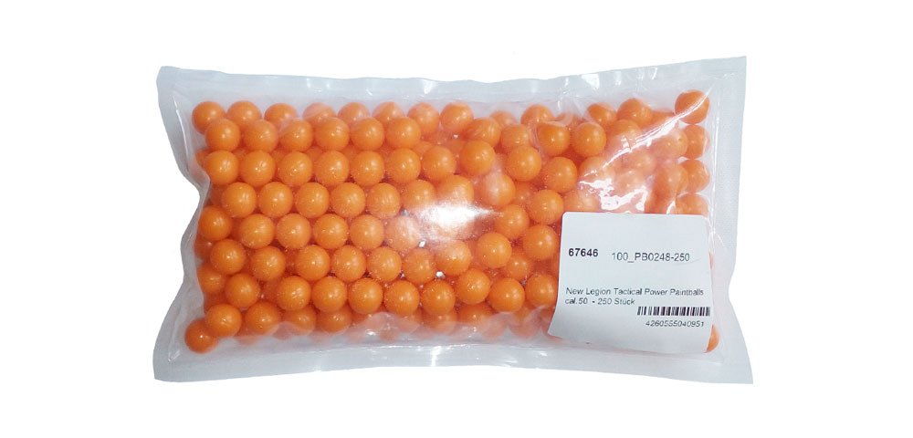 Billes De Paintball Tactiques New Legion Power – Calibre .50 – Lot De 500 – Neuves