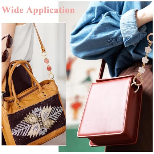 Image of PALAY 4Pcs Bag Extender Chain Golden Chain Extender for Bag 5.7-6.7 Inches Cute Charm Chain Strap for Bags Quick Connection Bag Extender Chain Fashion Bag Extender Chain for Purse, Handbag, Sling Bag