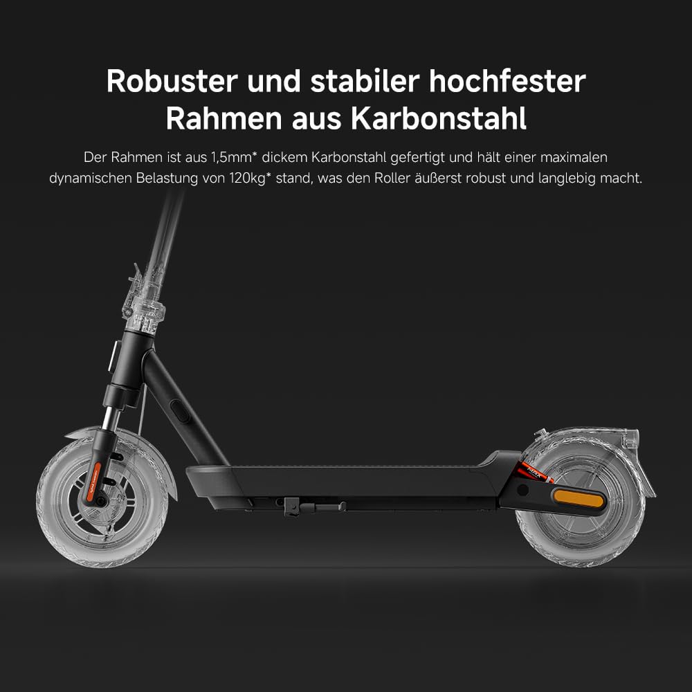Xiaomi E-Scooter mit Straßenzulassung 4 Lite, 4 Ultra, 5 Elite, 5, 5 Pro, 5 Plus oder 5 Max (max 20km/h, bis zu 70km Reichweite und 25% Steigung, Luftreifen, Dual-Bremsen, Display, App)