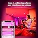Philips Hue Smart 60W GU10 LED Bulb - White and Color Ambiance Color-Changing Light - 1 Pack - 400LM - Indoor - Control with Hue App - Works with Alexa, Google Assistant and Apple Homekit, 584656