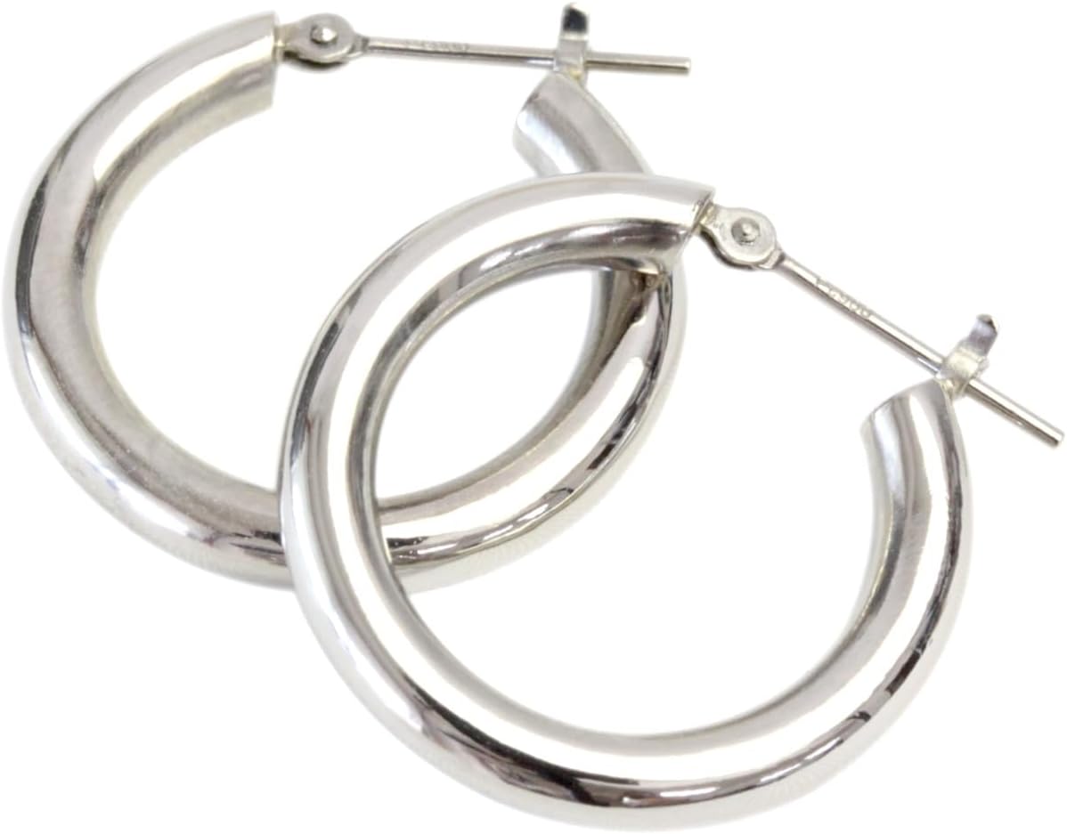 Amazon | 【ジュエリーエクセレンテ】 K18YG フープピアス 3.0mm
