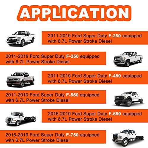 303-1513 Rear Crankshaft Seal Remover Tool Fits For Ford Super Duty F-250, F-350, F-450, F-550, F-650/750 Equipped With 6.7 L Power Stroke Diesel Model, Replace St-148, 4 Pcs #TOP1