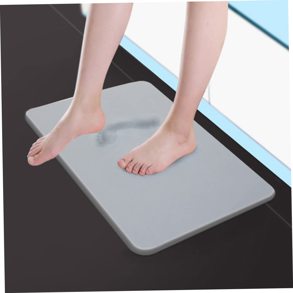 Terre de Diatomée Tapis de Bain Antidérapant Absorbant