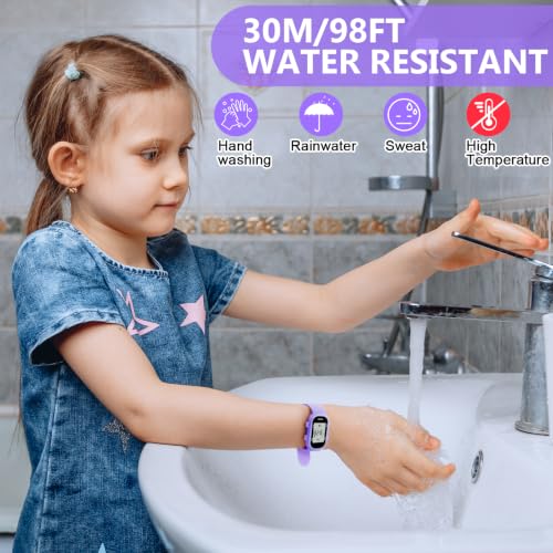 Image of Juboos Kids Watch Digital Waterproof Wristwatch for Boys Girls Age 7-16