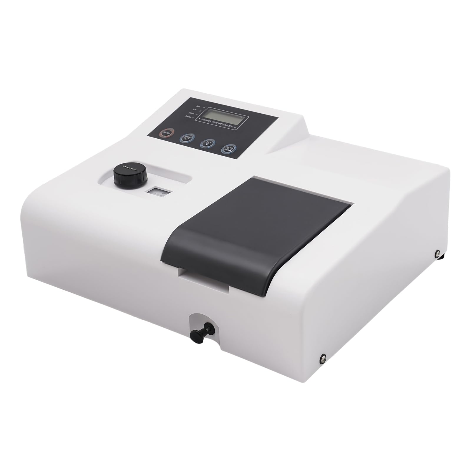 Visible Spectrophotometer, LDC Digital Lab Visible Spectrophotometer Wavelength Range 350-1020nm Tungsten Lamp Lab Analytical Equipment Photometer for Laboratory Testing, 110V