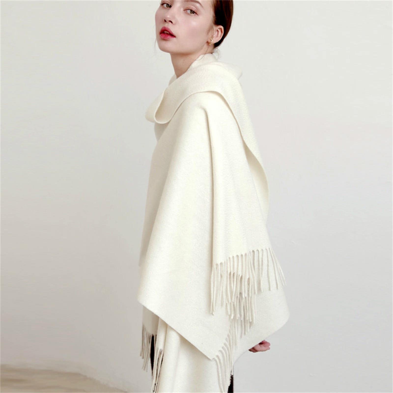 UKKO Sciarpa Sciarpa Lunga della Lana di Donna Elegante E alla Moda Autunno E Invernale