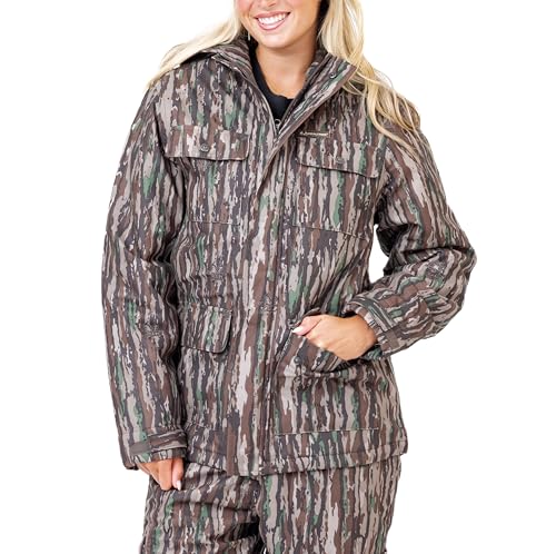 Realtree Women's Camo Water Resistant Insulated Parka – Unstoppable Cold Weather Hunting Jacket, Ultra-Quiet & Rugged