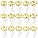 Stringa Luci LED a Batteria, 15 Pezzi Impermeabile 20 LED 2M Mini Lampada a Fili di Rame Bianco Caldo, per Interni ed Esterni, Natalizi, Matrimoni, Feste di Compleanno, Decorazione da Giardino