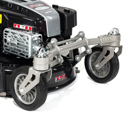 NAX POWER PRODUCTS Briggs & Stratton 5000S Engine 875Exi Series 190 cm3 ReadyStart Cutting Width 56 cm Basket 75L Front Swivel Wheels Petrol Traction Lawnmower - Image 8