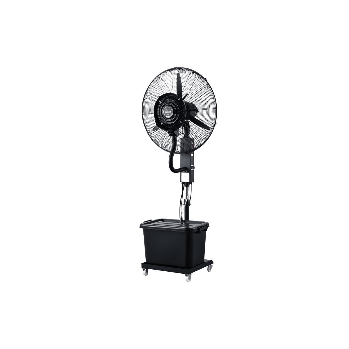 Ventilador de Pie para Exteriores, Ventilador Industrial Potente | Resistente al Polvo y Agua, Ventilador de Alta Velocidad para Garaje, Gimnasio, Taller, Terraza y Grandes Naves Industriales