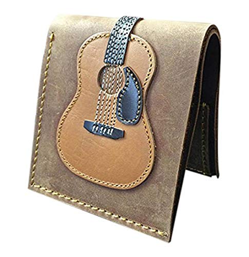 Axe Heaven Dreadnought Acoustic Guitar Wallet - Handmade - Genuine Leather