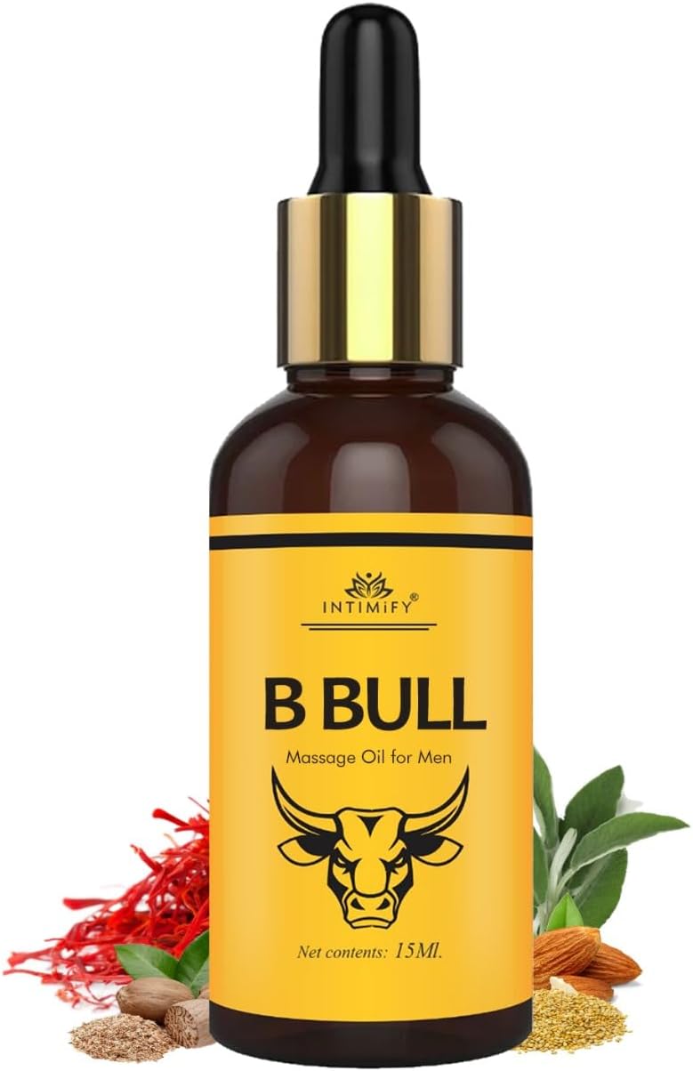 INTIMIFY Pure Ayurvedic Massage Oil For Men - 15ml