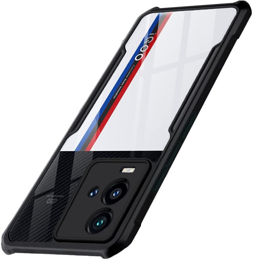 TheGiftKart Crystal Clear Back Cover Case for iQOO 9T 5G | 360 Degree Protection | Shock Proof Design | Transparent Back Cover Case for iQOO 9T 5G (PC & TPU | Black Bumper) (B0B8JD8568) Amazon Price History, Amazon Price Tracker